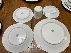 61pcs TIRSCHENREUTH BARONESSE WHITE Dinnerware Set for 9 + 5 Serving Pc & EXTRAS