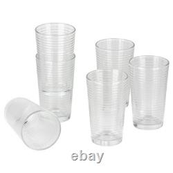 62-Piece White Round Dinnerware Set for 6 Elegant Table Service, Dishwasher Sa
