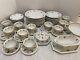 62pc Rosenthal MARIA FLORAL RIM #2167 DINNERWARE Roses 12 Place Sets ++Vintage