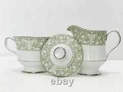 63 Piece Sango China Buckingham 7-Piece Serve Ware & 7-Piece Place Setting for 8