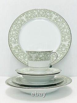 63 Piece Sango China Buckingham 7-Piece Serve Ware & 7-Piece Place Setting for 8