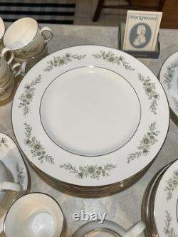 66 Piece Wedgwood WESTBURY Bone China Dinner Set Plates Cups Saucers England