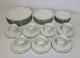 7 Noritake Casablanca 6842 5-Piece Place Settings Platinum Rim Japan 35 Pieces