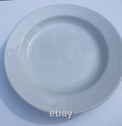 75 White Dinner Plates/Restaurant Ware 10 Heavy Duty Porcelain Stoneware-Vertex