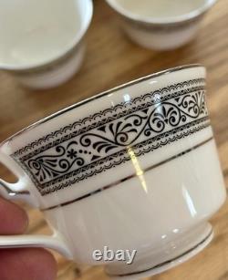 81 pc dinnerware set. Noritake Ivory! High End! 12 place sets minus 3 bowls