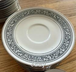 81 pc dinnerware set. Noritake Ivory! High End! 12 place sets minus 3 bowls