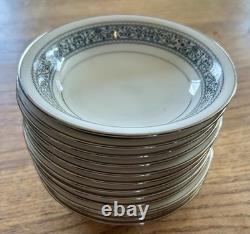 81 pc dinnerware set. Noritake Ivory! High End! 12 place sets minus 3 bowls