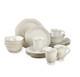 851745 French Perle White 16-Piece Dinnerware Set