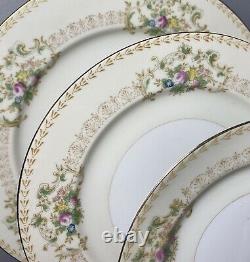 87 PIECES Vintage c1930's Hand Painted Japan Meito Arbor Porcelain China Set EXC