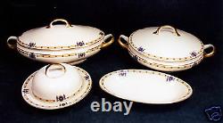 87-pce (set For 9+)10 Rare Serving Of Heinrich & Co. Hc614 Pat. Bavarian China