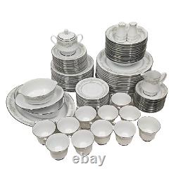 91pcs Noritake Donegal Contemporary Fine China Set Service for up to 11 JAPAN