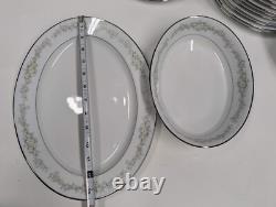 91pcs Noritake Donegal Contemporary Fine China Set Service for up to 11 JAPAN