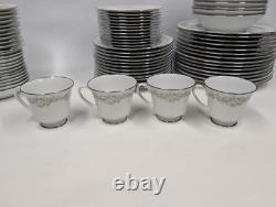 91pcs Noritake Donegal Contemporary Fine China Set Service for up to 11 JAPAN