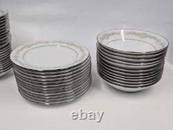 91pcs Noritake Donegal Contemporary Fine China Set Service for up to 11 JAPAN