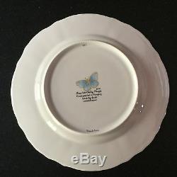 ANNA WEATHERLEY porcelain dinner plate SEASCAPE WATERLILY list $374 MINT