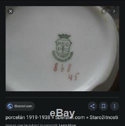 ANTIQUE- China-Dinnerware Set 1918-1945 MCPCzechoslovakia 25Pieces-Beautiful