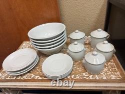 APILCO White Porcelain (18-Piece) Miscellaneous Dinnerware Made In France