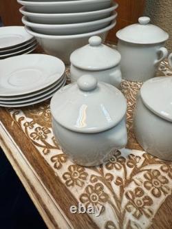 APILCO White Porcelain (18-Piece) Miscellaneous Dinnerware Made In France