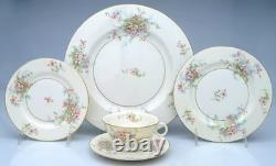 APPLE BLOSSOM by THEODORE HAVILAND (NewYork) 61 Piece Dinner Set EUC/MINT WOW