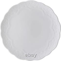 Abigail Bone China Lightweight Chip Resistant 12 Piece Dinnerware Set, Servic