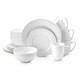 Alexandria 16-Piece Dinnerware Set Bone China, White