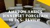 Amazonbasics 18 Pieces Dinnerware Set India Dec 2018 Detailed Review Hindi