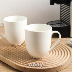 Amy Porcelain Dinnerware Set, 24-Piece Service for 6, White