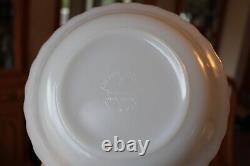 Anchor Hocking 1950's White Suburbia Swirl & Gold Trim Pattern 82 Piece Grouping