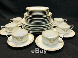 Antique 30 Piece Rosenthal Bone China Donatello Briar Rose Dinnerware Set