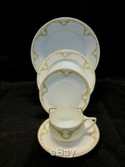 Antique 30 Piece Rosenthal Bone China Donatello Briar Rose Dinnerware Set