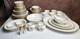 Antique 56pc. Haviland Limoges Schleiger White & Gold Dinner Set