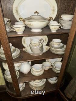Antique China Dinnerware Set Vintage Pieces (Vintage Curio Cabinet Separate)