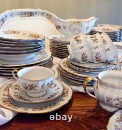 Antique Dermaine by Furstenberg Old Brunswick China Dinnerware Set 109 Pieces