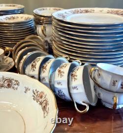 Antique Dermaine by Furstenberg Old Brunswick China Dinnerware Set 109 Pieces