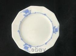 Antique Rookwood Pottery Blue Ship Dinnerware/Shipware 6 1/2 Dessert Plates/6