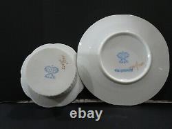 Antique/Vintage SAXE Austria Ramekin Custard Bowl Cups with Saucers Set of 10