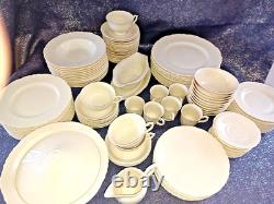 Antique fine porcelain bone china dinnerware set