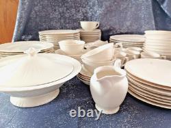 Antique fine porcelain bone china dinnerware set
