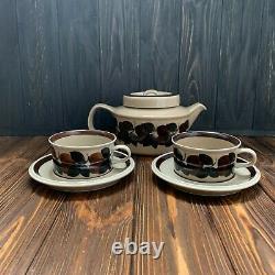 Arabia Finland Ruija teacup cup plate saucer teapot pot vintage dinnerware