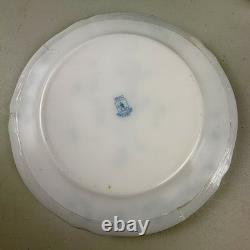 Arcopal Durand France Veronica 16-Piece Dinnerware Set Blue Floral Scalloped NEW