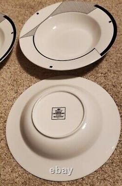 Art Deco MCM 14-piece Dinnerware Set for 4 Christopher Stuart Optima Angles