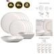 Artesano 16 Piece Dinnerware Set, Creamy White