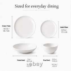 Artesano 16 Piece Dinnerware Set, Creamy White Artesano 16 Piece Dinnerware Set, Creamy White