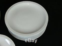 Arzberg ATHENA White Dinner Salad Plates and Saucers 24 Pieces