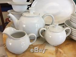 Arzberg China Germany Mid Century Modern Tea Set Plate Bowl Cups Platter 31 Lot