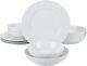 BIA Cordon Bleu 12 Piece Rimmed Dinnerware Set White