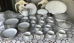 Bavaria -Waldershof Germany Huge Dinnerware Set- Classy & Elegant 70 Pieces