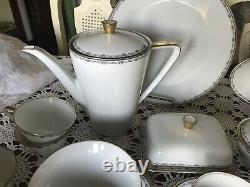 Bavaria -Waldershof Germany Huge Dinnerware Set- Classy & Elegant 70 Pieces