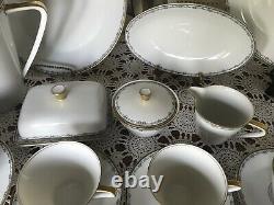 Bavaria -Waldershof Germany Huge Dinnerware Set- Classy & Elegant 70 Pieces