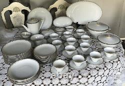 Bavaria -Waldershof Germany Huge Dinnerware Set- Classy & Elegant 70 Pieces